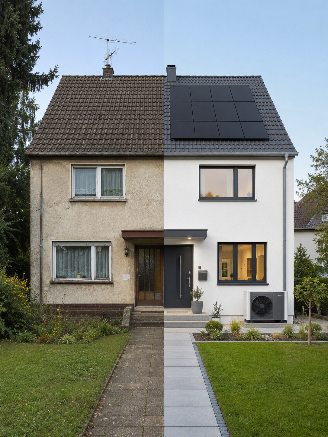 Sanierung Vorher Nachher – Schritt-für-Schritt zum Effizienzhaus mit MK Energieberatung